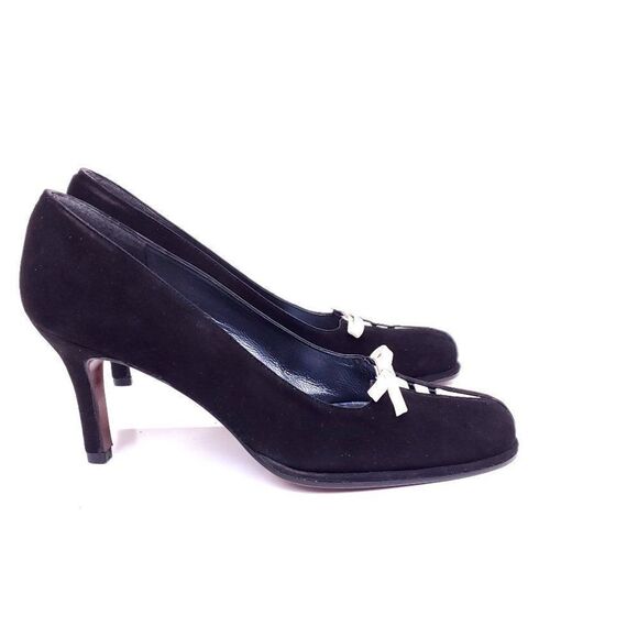 Stuart Weitzman Leather Suede Pumps SH-005 - Picture 9 of 14